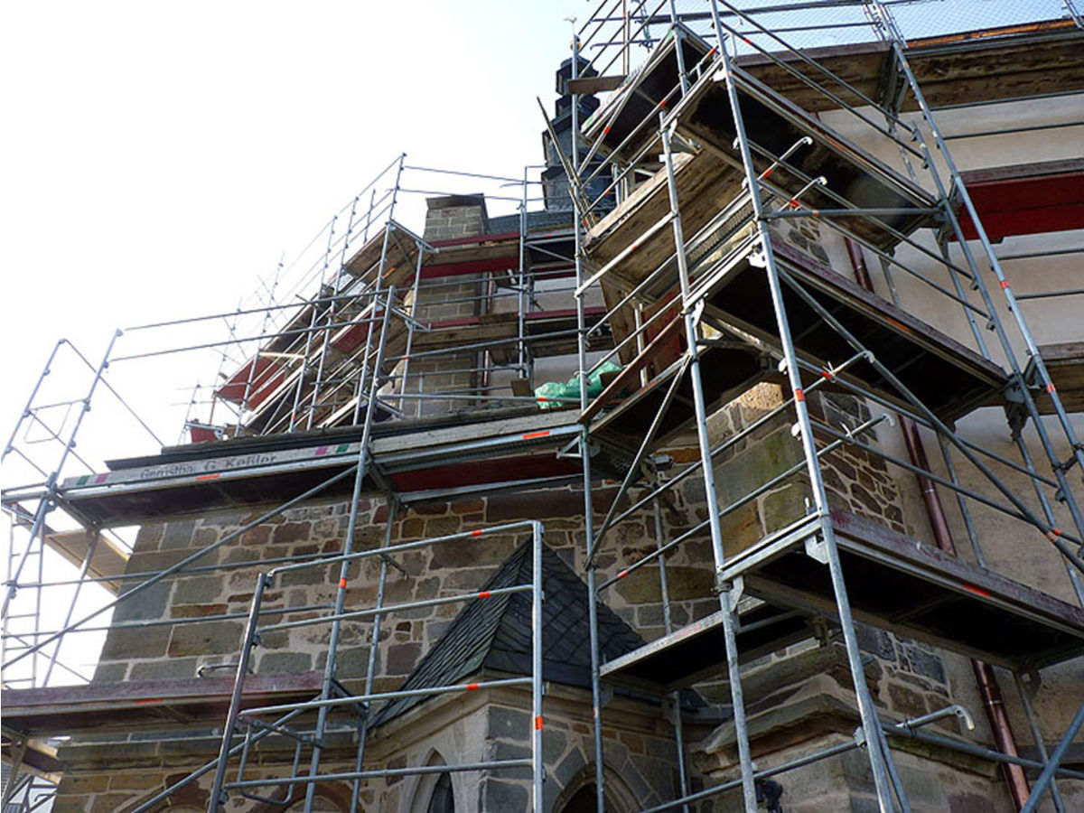 Kirchenrenovierung 2010 / 2011 (Foto: Karl-Franz Thiede)